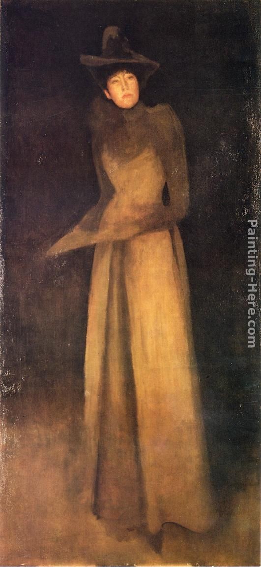 James Abbott McNeill Whistler Harmony in Brown The Felt Hat